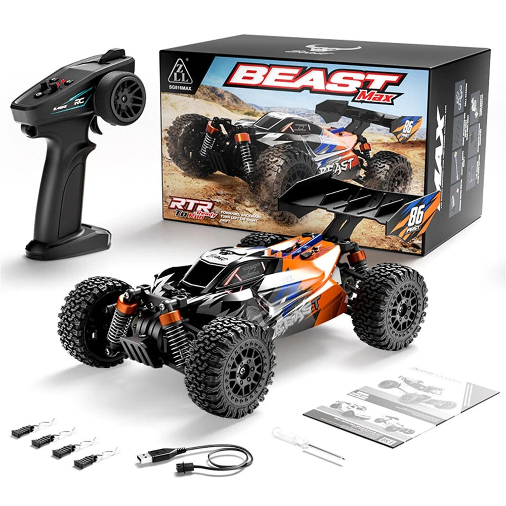 ZLL SG816 PRO/MAX RTR 1/24 2.4G 4WD 40km/h Brushed/Brushless RC Car Off-Road Truck High Speed Vehicles