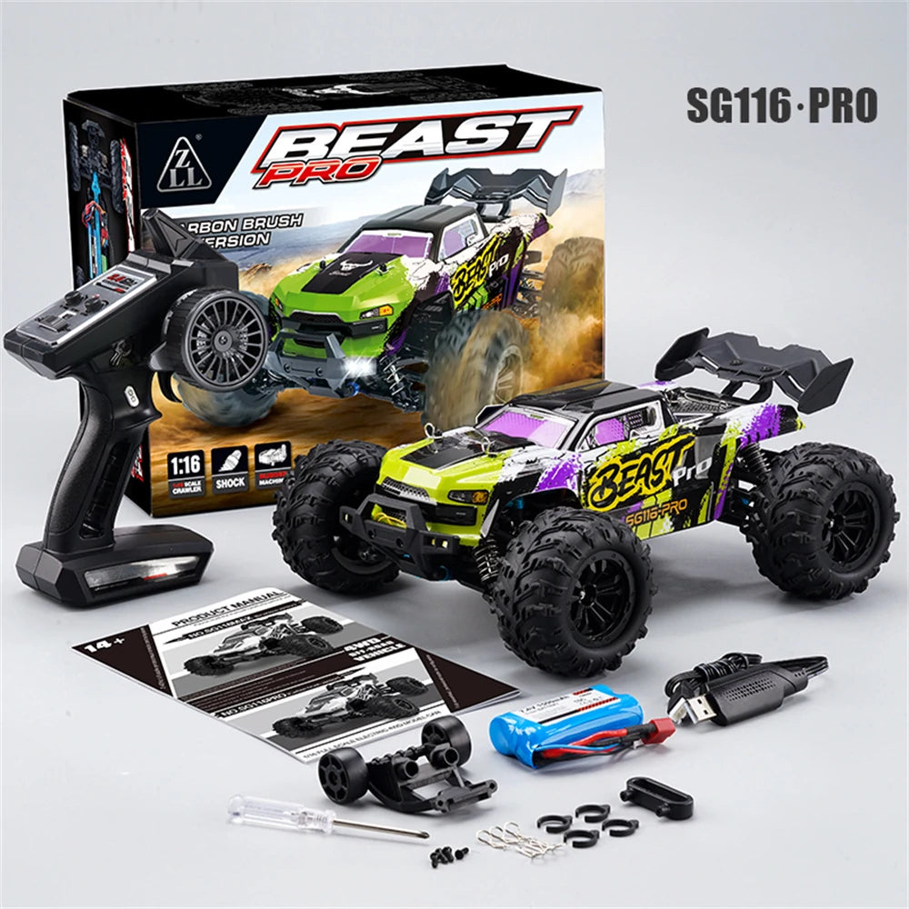 SG116PRO & SG116 MAX/ RC Car Brushless 4WD RC Car 80KM/H Professional Car 2.4G High Speed Off-Road Drift Car Remote Control Toys