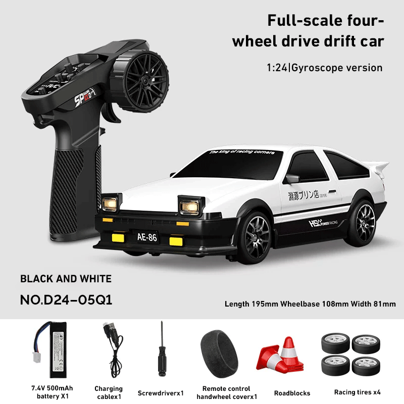 Hstar D24 1:24 Mini 4WD Full Proportional RC Drift Car RTR 25KM/H
