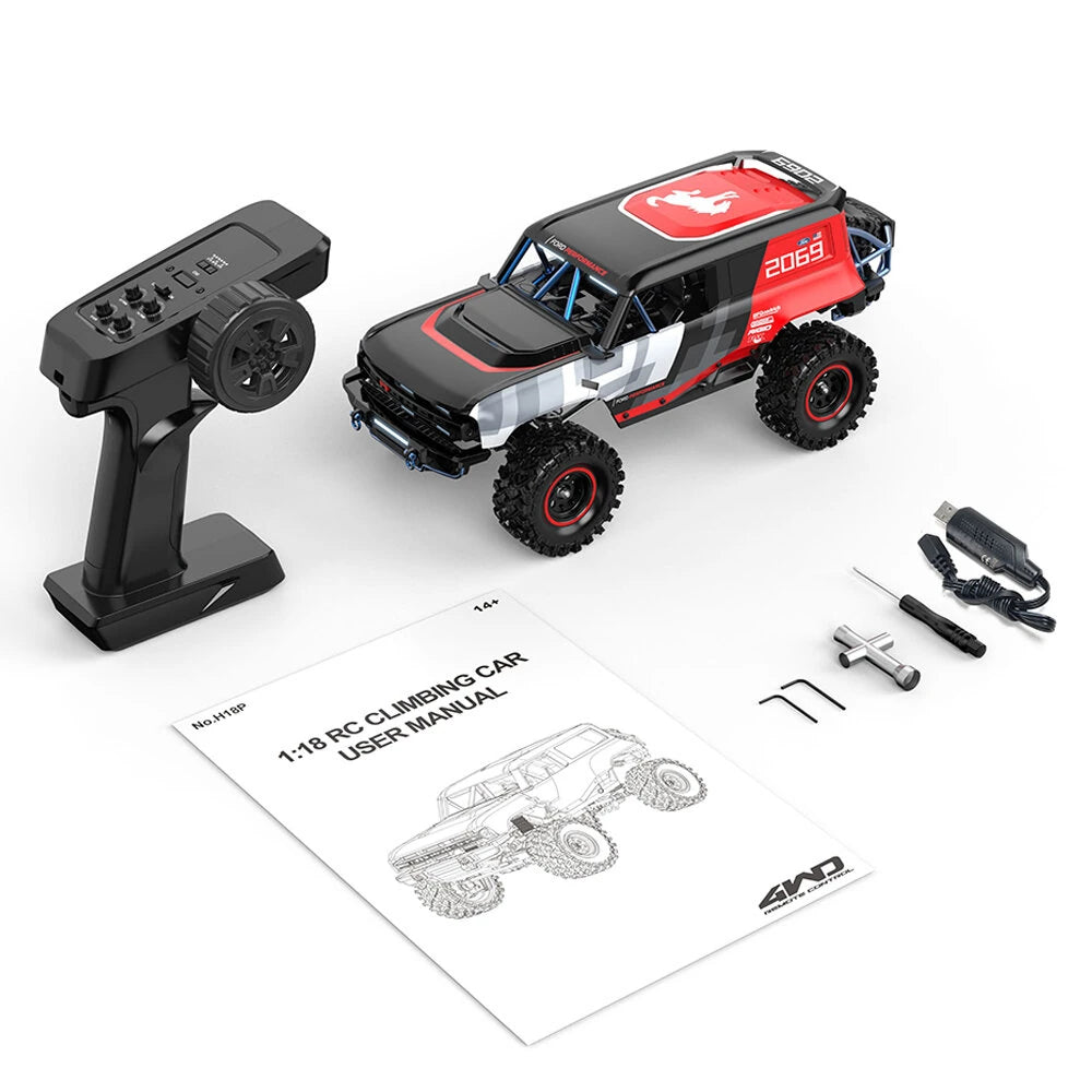(Pre-Order) MJX H18P 1/18 2.4G 4WD RTR Brushless RC Car Bronco Baja 1000 Crawler Vehicle