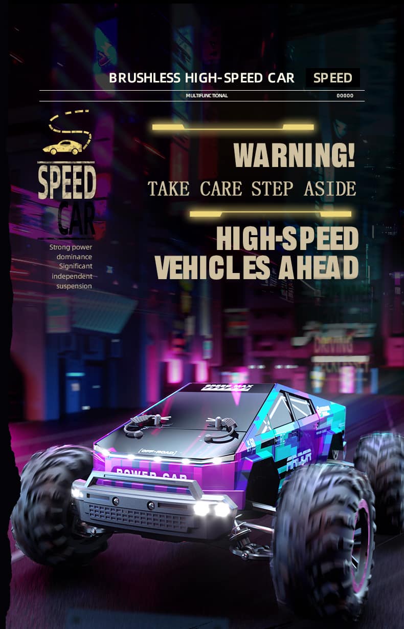 JJRC C8821 / 1/16 Scale 4WD RC Off-Road Truck High Speed Metal Drive