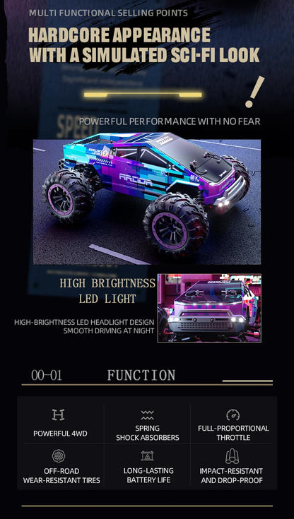 JJRC C8821 / 1/16 Scale 4WD RC Off-Road Truck High Speed Metal Drive