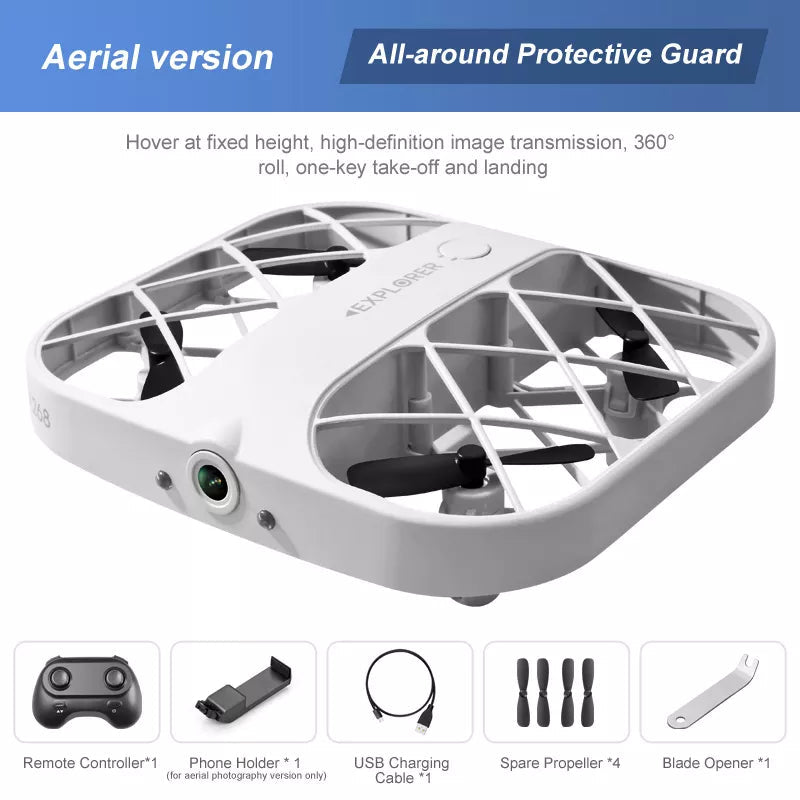 JJRC H107 Drone - 4CH Grid Real-time Image Transmission Pocket Small Quadcopter with Camera