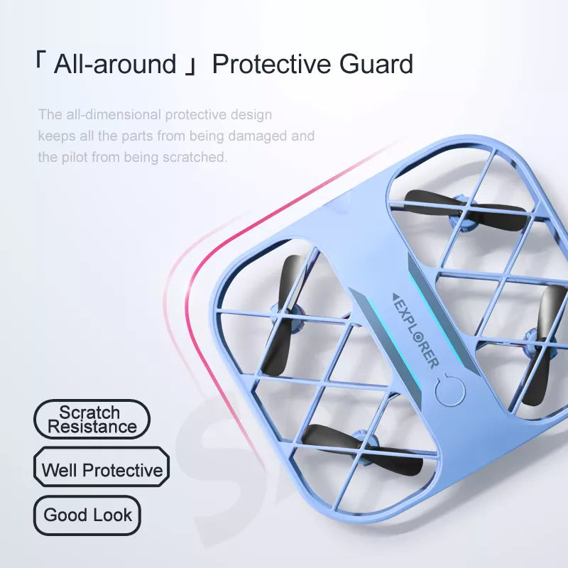 JJRC H107 Drone - 4CH Grid Real-time Image Transmission Pocket Small Quadcopter with Camera