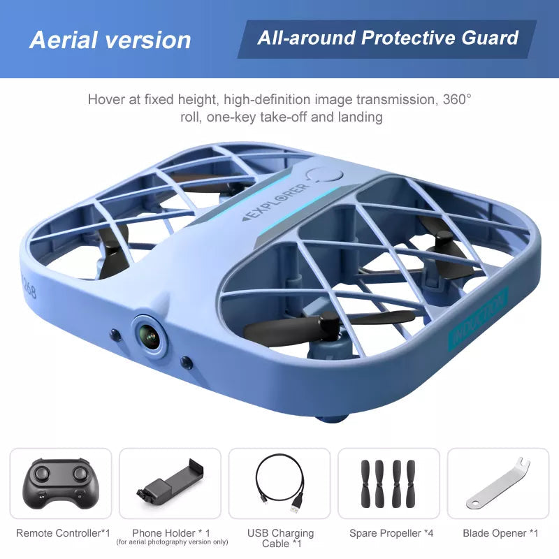 JJRC H107 Drone - 4CH Grid Real-time Image Transmission Pocket Small Quadcopter with Camera