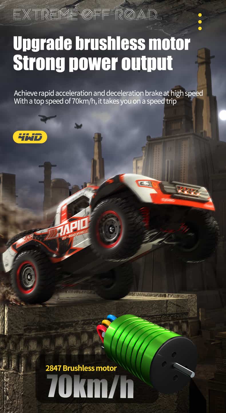 JJRC Q130 / 1/14 Scale 4WD RC Road Car