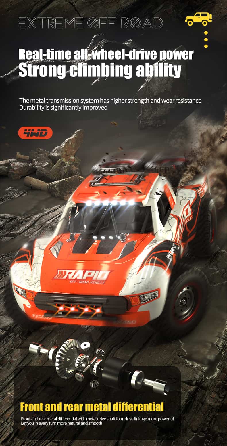 JJRC Q130 / 1/14 Scale 4WD RC Road Car