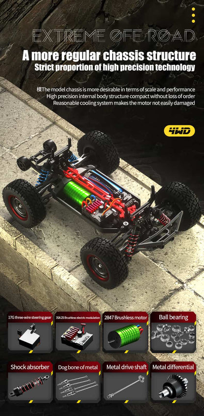JJRC Q130 / 1/14 Scale 4WD RC Road Car