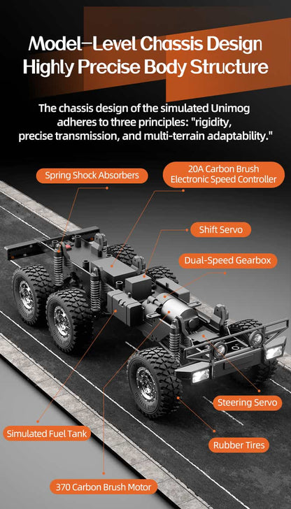 JJRC C8823 /1/18 Scale 6WD RC Off-Road Fun Truck