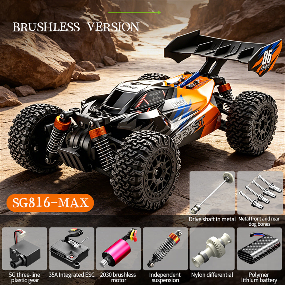 ZLL SG816 PRO/MAX RTR 1/24 2.4G 4WD 40km/h Brushed/Brushless RC Car Off-Road Truck High Speed Vehicles