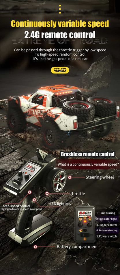 JJRC Q130 / 1/14 Scale 4WD RC Road Car