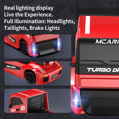 MCARRO MC081 1:87 Mini 4WD Truck RC Car Drift Car  Remote Control Version