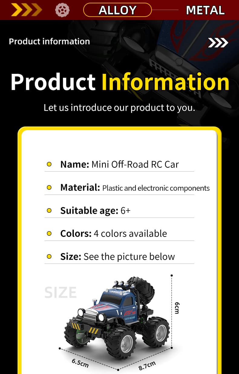 JJRC Q222 / Mini RC Car Indoor Desktop Control Toy