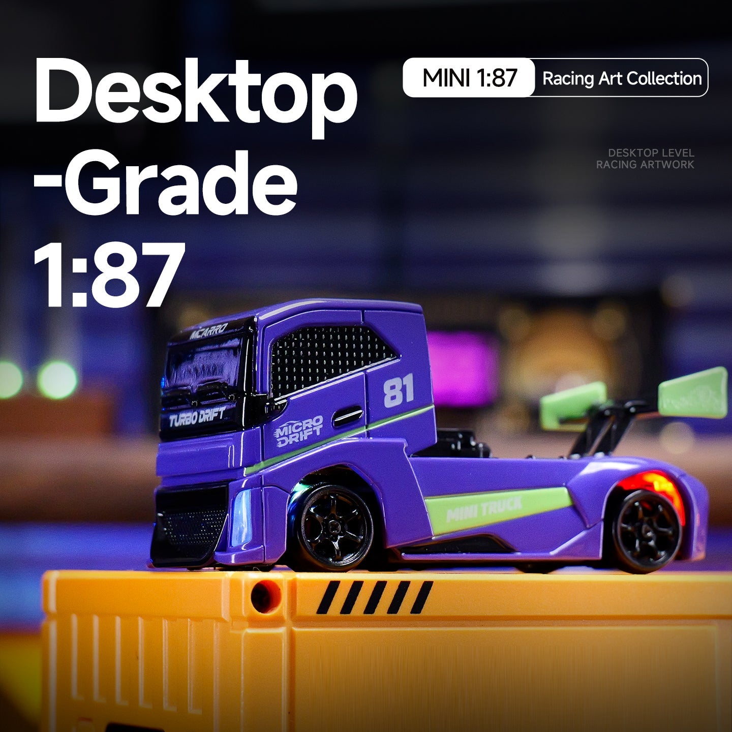 MCARRO MC081 1:87 Mini 4WD Truck RC Car Drift Car  Remote Control Version