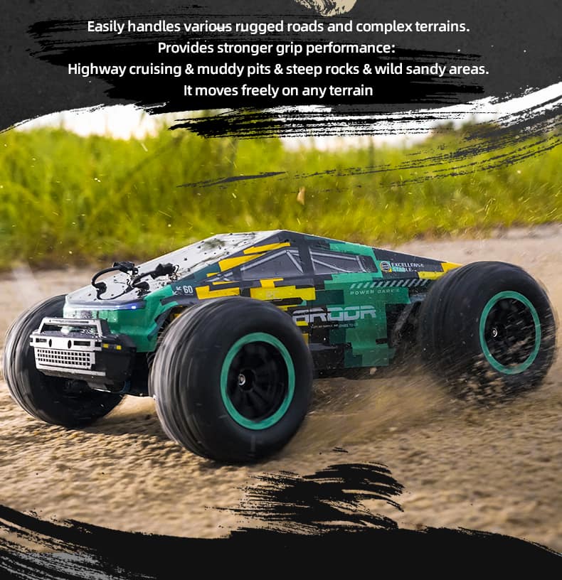 JJRC C8821 / 1/16 Scale 4WD RC Off-Road Truck High Speed Metal Drive