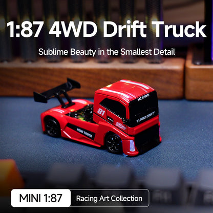 MCARRO MC081 1:87 Mini 4WD Truck RC Car Drift Car  Remote Control Version