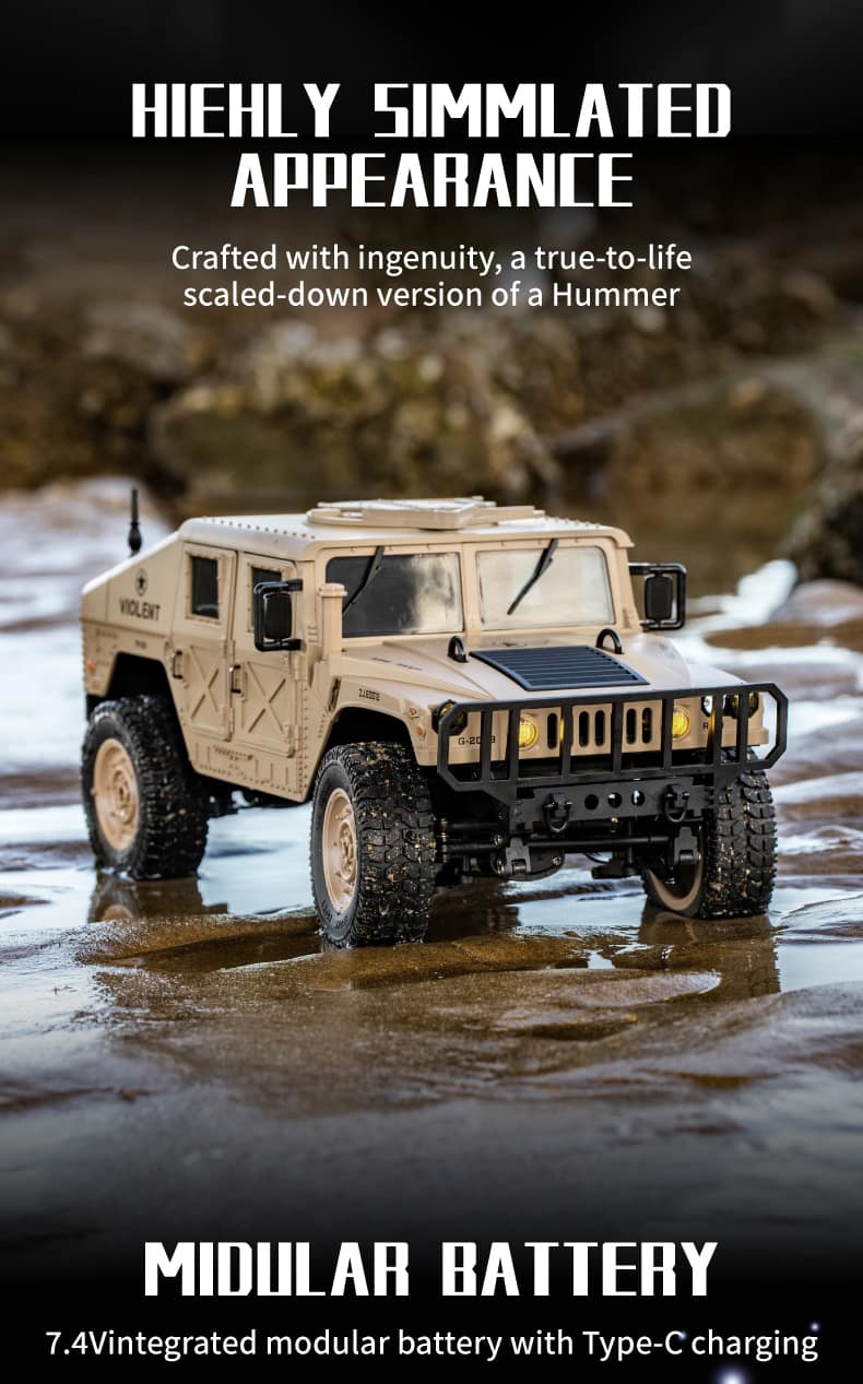 JJRC C8835/ 1/14 Scale 4WD Off-Road Crawler Model