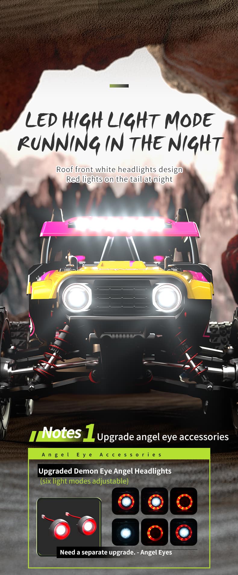 JJRC C8805 / 1/14 Scale 4WD RC Road Car High-Speed Off-Road Truck