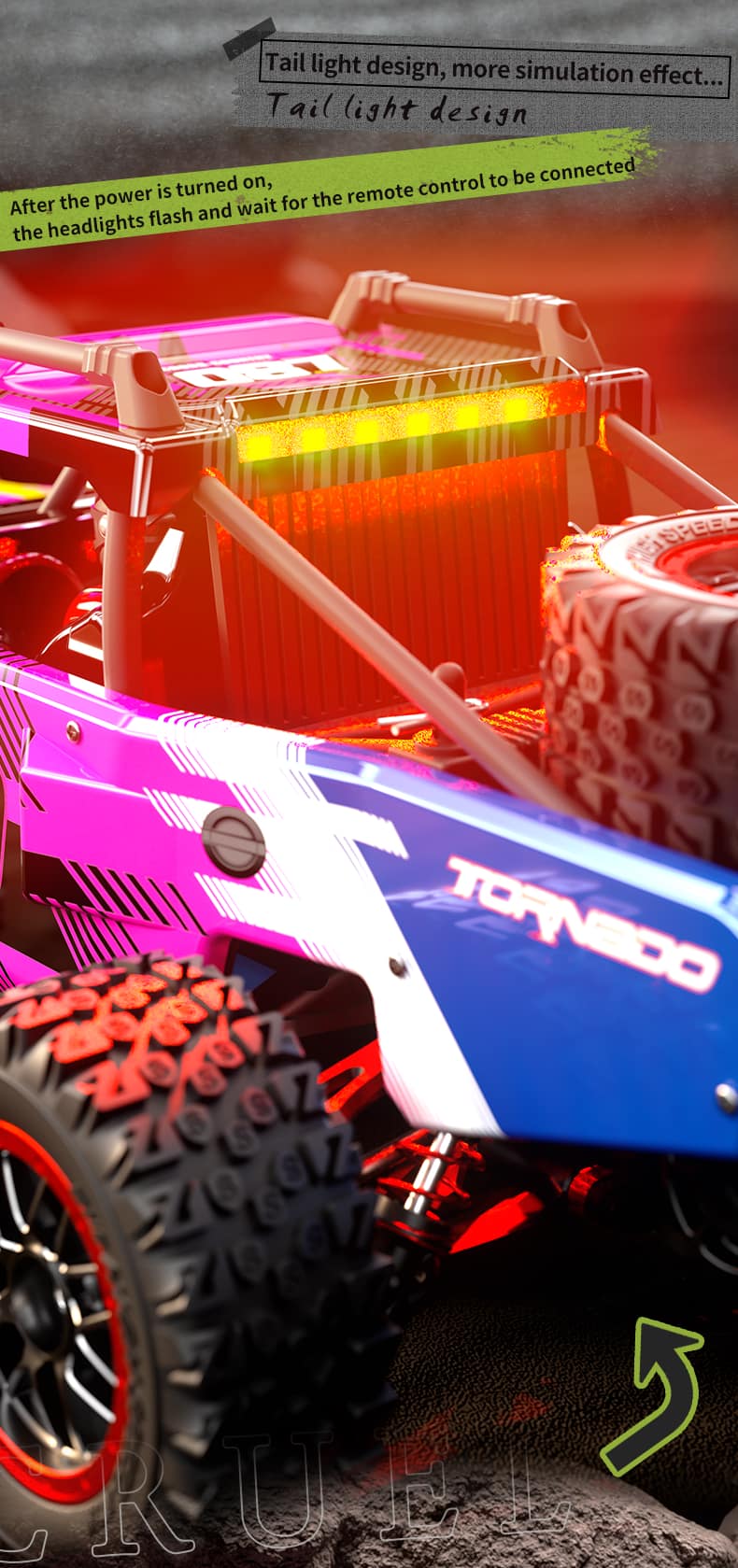 JJRC C8805 / 1/14 Scale 4WD RC Road Car High-Speed Off-Road Truck