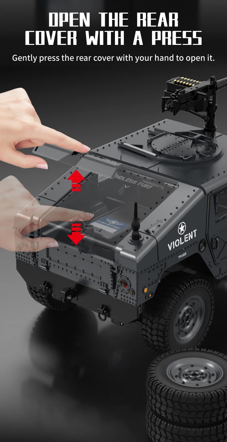 JJRC C8835/ 1/14 Scale 4WD Off-Road Crawler Model