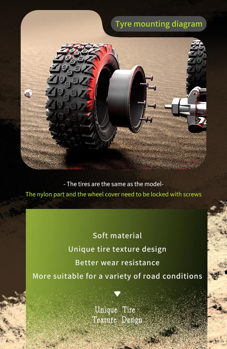 JJRC C8805 / 1/14 Scale 4WD RC Road Car High-Speed Off-Road Truck