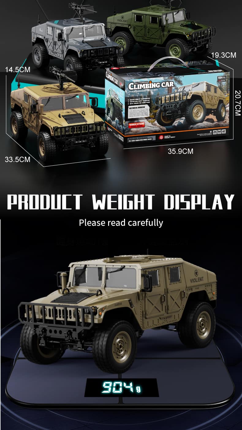 JJRC C8835/ 1/14 Scale 4WD Off-Road Crawler Model
