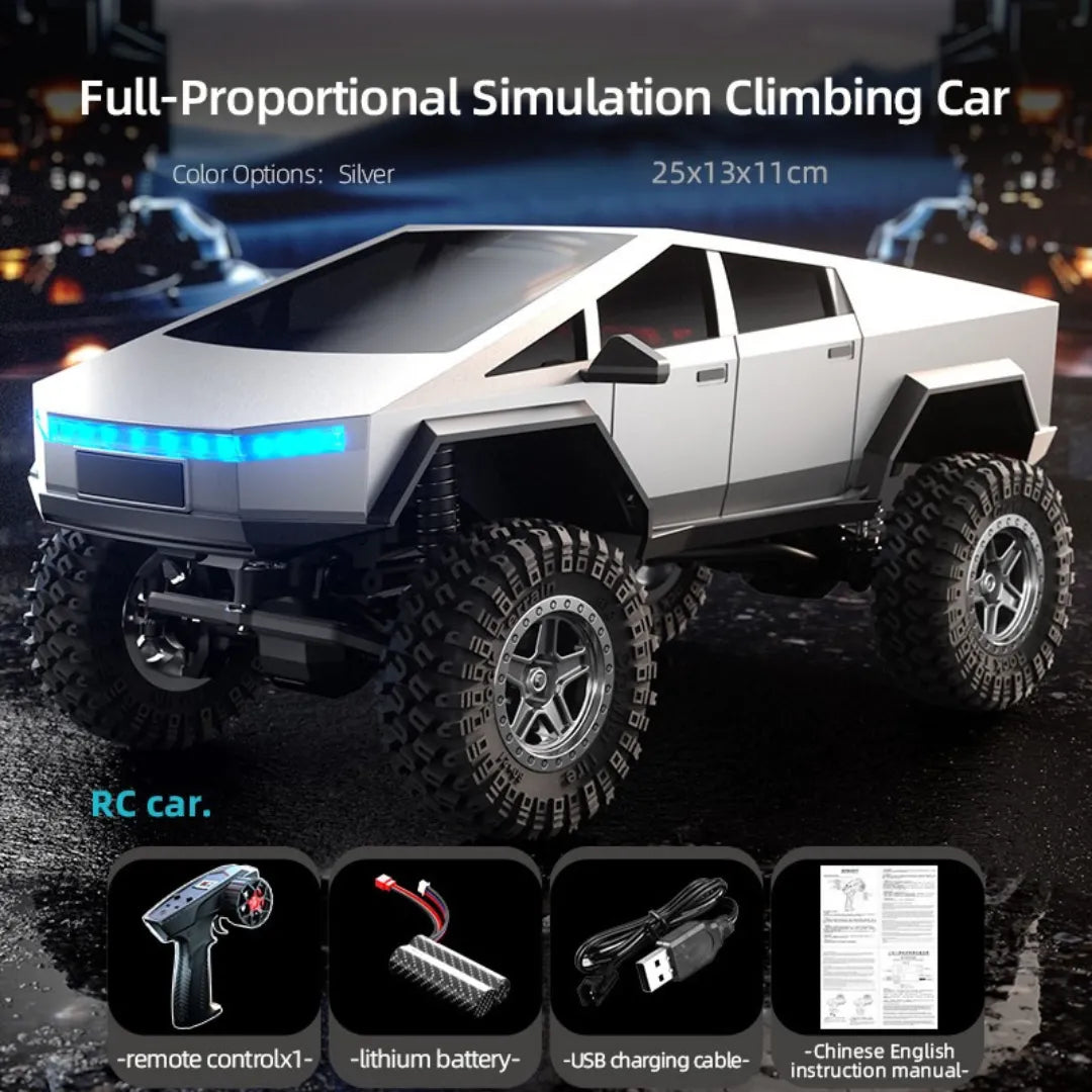 JJRC C8818 RC Crawler Car - 1/18 Scale Full Proportional Cyber Shell 4 WD Off-Road Vehicle