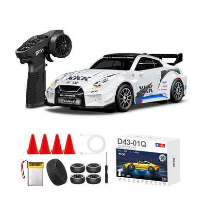 Hstar D43-02Q GTR Style 1/43 Alloy 4WD Drift RC Car with remote controller and full accessories