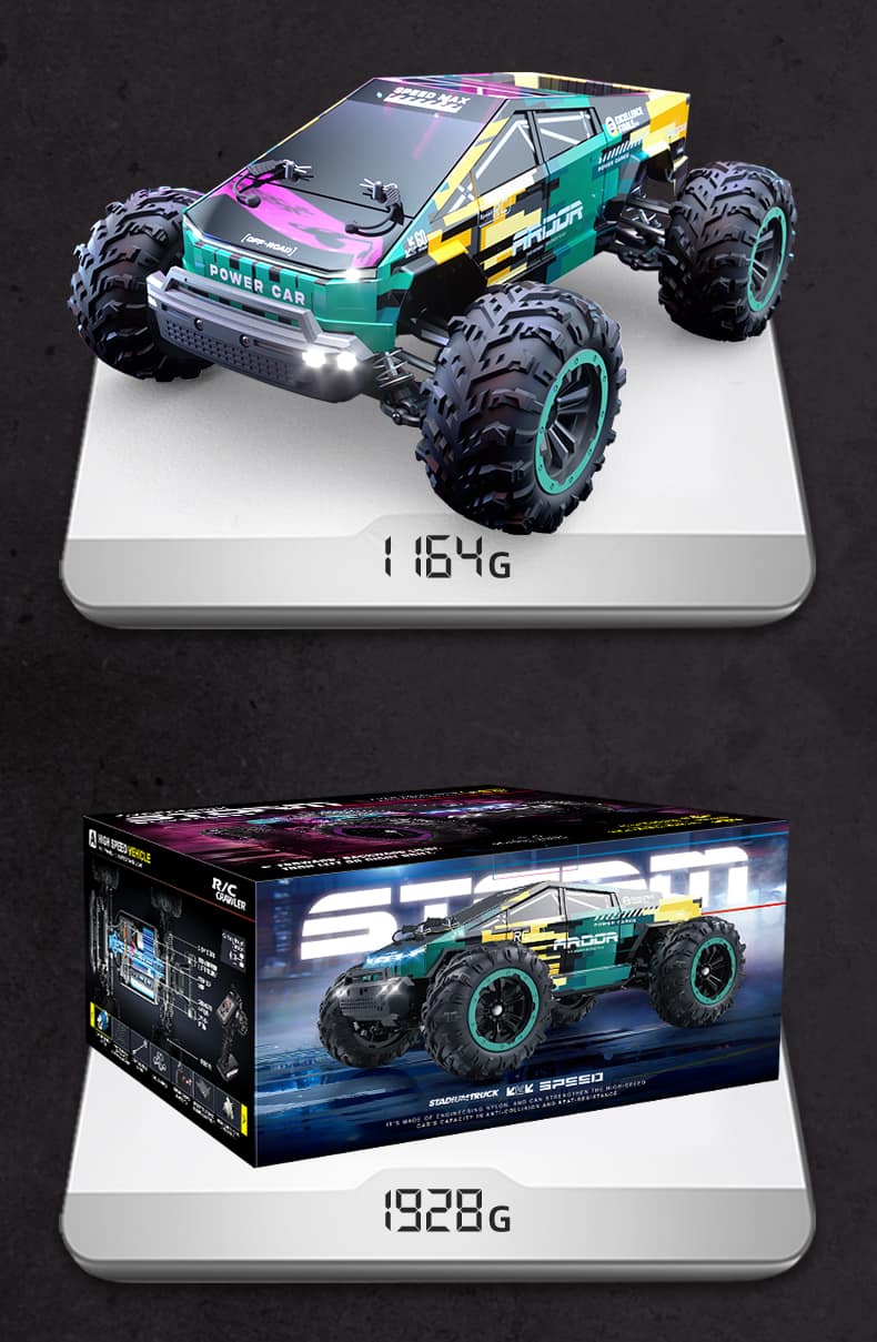 JJRC C8821 / 1/16 Scale 4WD RC Off-Road Truck High Speed Metal Drive