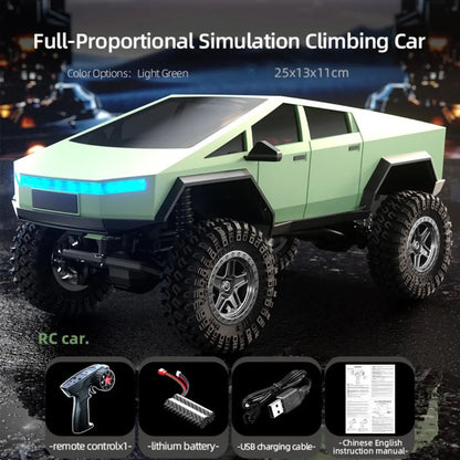 JJRC C8818 RC Crawler Car - 1/18 Scale Full Proportional Cyber Shell 4 WD Off-Road Vehicle