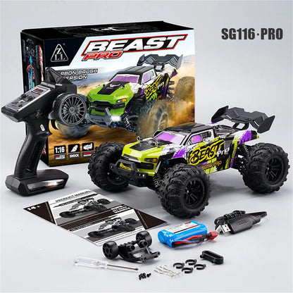 SG116PRO & SG116 MAX/  RC Car Brushless 4WD RC Car 80KM/H Professional Car 2.4G High Speed Off-Road Drift Car Remote Control Toys