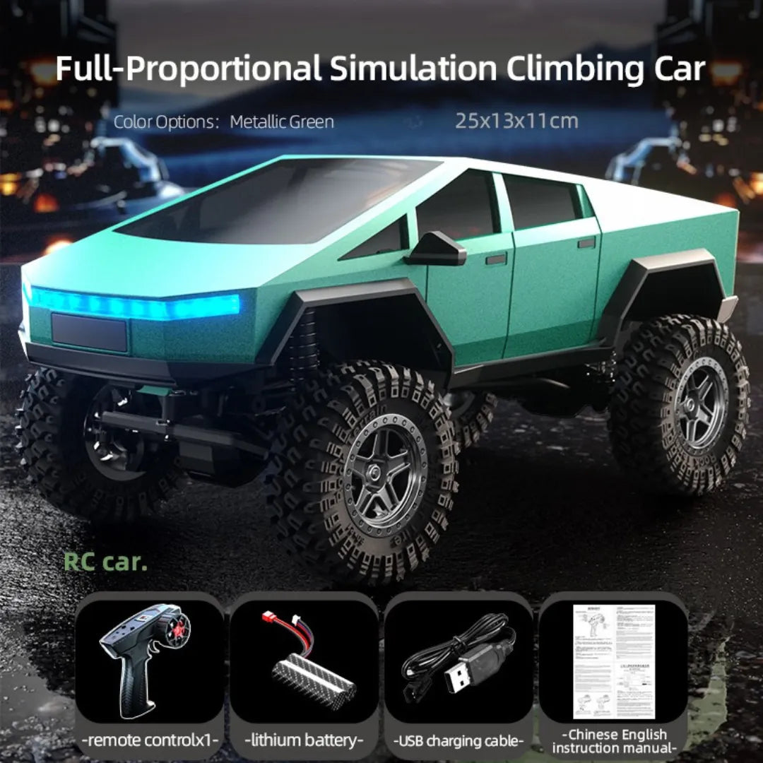 JJRC C8818 RC Crawler Car - 1/18 Scale Full Proportional Cyber Shell 4 WD Off-Road Vehicle