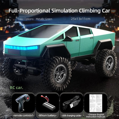 JJRC C8818 RC Crawler Car - 1/18 Scale Full Proportional Cyber Shell 4 WD Off-Road Vehicle