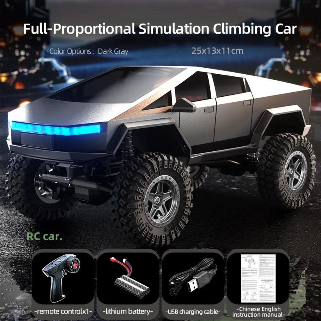 JJRC C8818 RC Crawler Car - 1/18 Scale Full Proportional Cyber Shell 4 WD Off-Road Vehicle