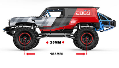 (Pre-Order) MJX H18P 1/18 2.4G 4WD RTR Brushless RC Car Bronco Baja 1000 Crawler Vehicle
