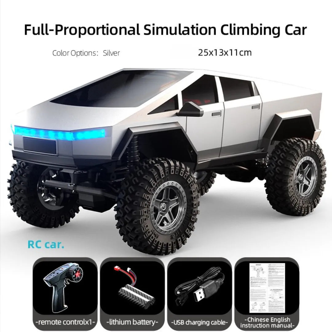 JJRC C8818 RC Crawler Car - 1/18 Scale Full Proportional Cyber Shell 4 WD Off-Road Vehicle