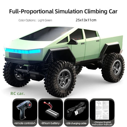 JJRC C8818 RC Crawler Car - 1/18 Scale Full Proportional Cyber Shell 4 WD Off-Road Vehicle