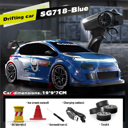 ZLL SG718 RTR 1/24 2.4G 4WD Drift RC Car Mini LED Light Remote Control High Speed On-Road Racing Vehicle Model Boys Gifts Toys