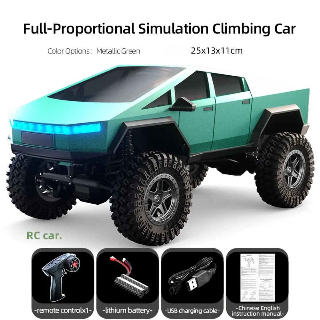 JJRC C8818 RC Crawler Car - 1/18 Scale Full Proportional Cyber Shell 4 WD Off-Road Vehicle