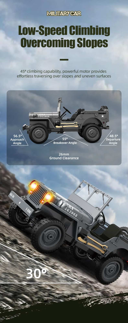 JJRC C8815 / 1/10 Scale 4WD RC Fun Car Willys Model