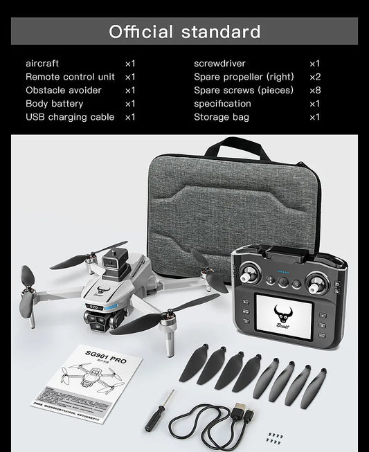 ZLL SG901PRO rc drone mini Quadcopter professional drones gps FPV racing drone with 4k camera Remote control aircraft Avoiding Obstacle