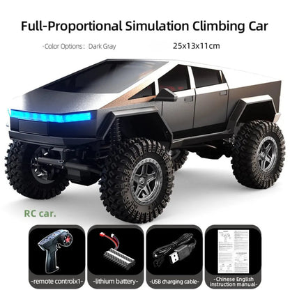 JJRC C8818 RC Crawler Car - 1/18 Scale Full Proportional Cyber Shell 4 WD Off-Road Vehicle