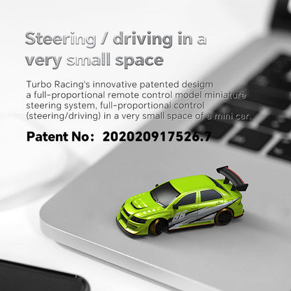 Turbo Racing 1:76 C66 Mini RC Drift Car Remote Controller Car