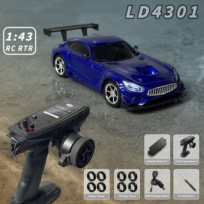 LDRC LD4301 1:43 Mini 4WD Full Proportion RC Drifting Car RTR with Gyro 2.4G Remote Control