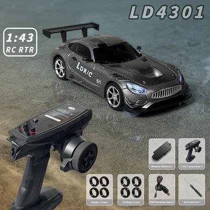 LDRC LD4301 1:43 Mini 4WD Full Proportion RC Drifting Car RTR with Gyro 2.4G Remote Control