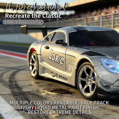 LDRC LD4301 1:43 Mini 4WD Full Proportion RC Drifting Car RTR with Gyro 2.4G Remote Control