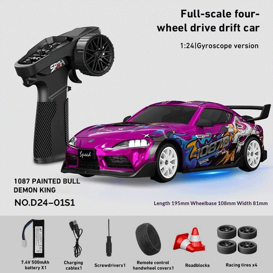 Hstar D24 1:24 Mini 4WD Full Proportional RC Drift Car RTR 25KM/H