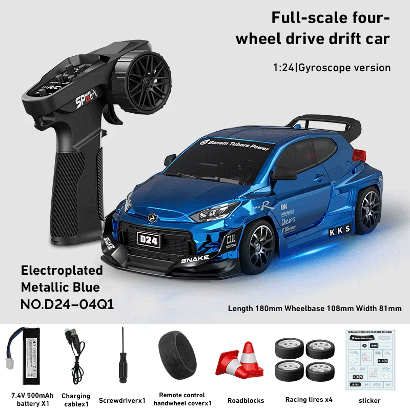 Hstar D24 1:24 Mini 4WD Full Proportional RC Drift Car RTR 25KM/H
