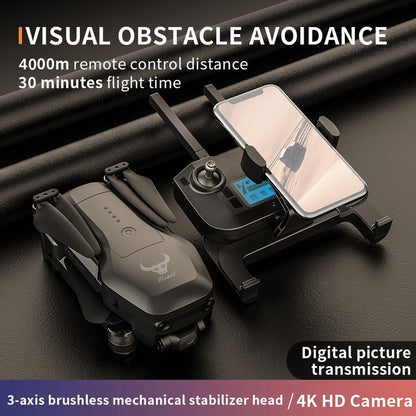 ZLL Drone SG906 MAX3 4K Professional HD Camera 3-Axis Gimbal Brushless Dron Obstacle Avoidance 4KM RC Distance FPV GPS Quadcopter D