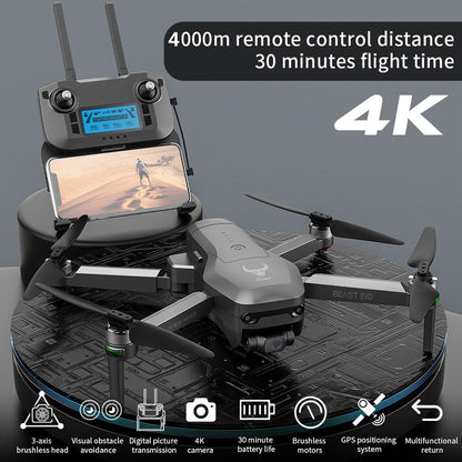 ZLL Drone SG906 MAX3 4K Professional HD Camera 3-Axis Gimbal Brushless Dron Obstacle Avoidance 4KM RC Distance FPV GPS Quadcopter D